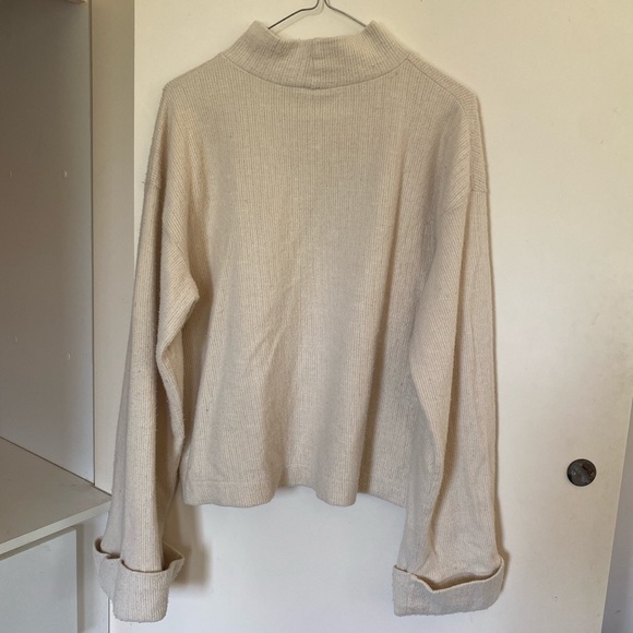 Zara cream knit jumper size M - Picture 2 of 2